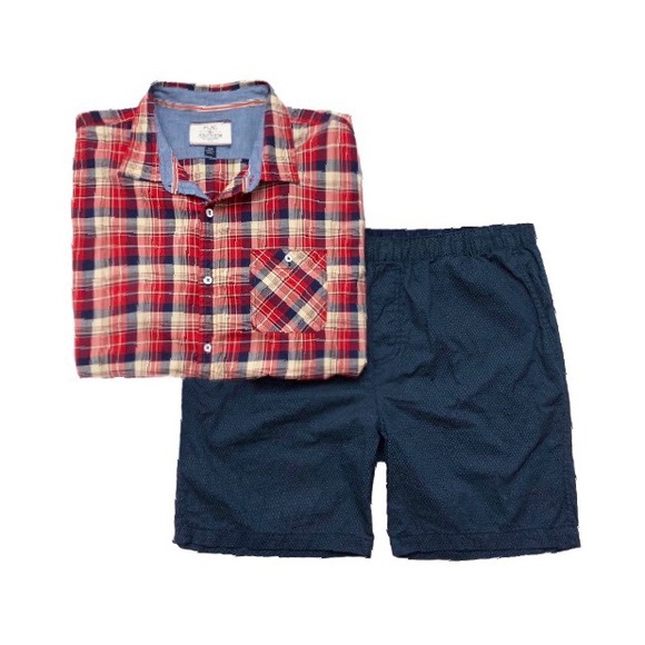 *NWOT Navy Blue Cotton Casual Bermuda Men’s Shorts - Picture 2 of 5